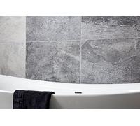 Mediv Grey Stone Textured Porcelain Wall Floor Matt Tile Anti Slip 40x60cm 1 Box