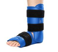MEDLOT Foot Ankle Ice Pack Wrap, Reusable Hot Cold Gel Pack with Straps | Hot Cold Compress for Plantar Fasciitis, Achilles Tendonitis, Heel Swelling Relief, Flexible Cold Packs with Plush Lining