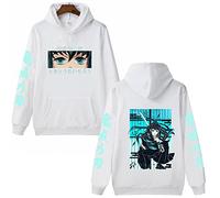 MEDM Anime Demon Slayer Hoodie Pullovers Sweatshirts Muichiro Tokito Graphic Printed Tops Casual Hip Hop Streetwear-style1||XS