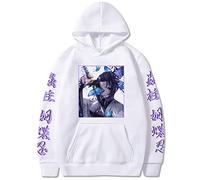MEDM Anime Demon Slayer Hoodies Shinobu Kocho Printed Men's Sweatshirt Harajuku Streetwear Casual Unisex Pullover-style1||M
