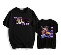 MEDM Anime T-Shirt Demon Slayer Kokushibo O-Neck Short Sleeves Casual Loose Man Woman Harajuku Hip Hop Streetwear-style4||M