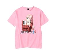 MEDM Darling In The Franxx Japanese Anime T-shirt Men Kawaii Cartoon Zero Two T Shirt Harajuku Unisex Tops Manga Graphic Tees Male-style3||XL