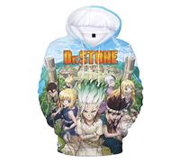 MEDM Dr. Stone Hoodies Men/women Sweatshirts Children Dr. Stone Hoody Comfortable Sweatshirt Winter Clothing Plus Size-style4||L
