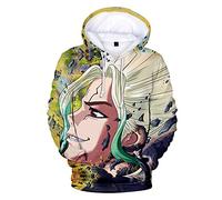 MEDM Dr. Stone Hoodies Men/women Sweatshirts Children Dr. Stone Hoody Comfortable Sweatshirt Winter Clothing Plus Size-style6||4XL