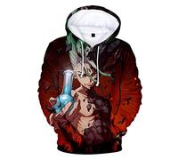 MEDM Dr. Stone Hoodies Men/women Sweatshirts Children Dr. Stone Hoody Comfortable Sweatshirt Winter Clothing Plus Size-style1||M