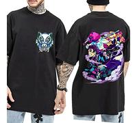 MEDM Harajuku Demon Slayer Unisex Tshirt Summer Unisex Short Sleeve T Shirt Anime Funny Beast Fitness Hashibira Inosuke Anime T-shirt-style6||XL