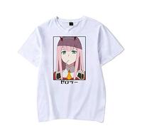 MEDM Hot Japanese Anime Darling In The Franxx T Shirt Men Kawaii Cartoon Zero Two Graphic Tees Hip Hop Unisex Harajuku T-shirt Male-style1||4XL