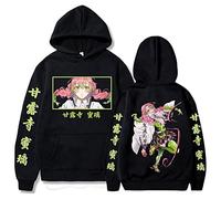 MEDM Kawaii Kanroji Mitsuri Hoodie Anime Demon Slayer Printed Men Women Harajuku Pullover Loog Sleeve Sweatshirt Hooded Unisex-style8||S