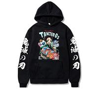 MEDM Kimetsu No Yaiba Men/women Demon Slayer Hoodies Harajuku Anime Japan Kawaii Hoodie Kimetsu Cartoon Sweatshirt Tanjiro Nezuko-style4||S