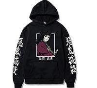 MEDM Man Woman Pullovers Tops Demon Slayer Tomioka Giyuu Anime Hoodie Fashion Winter-style7||XXL