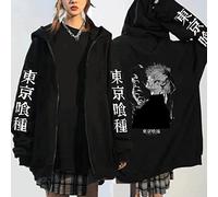 MEDM Tokyo Ghoul Kaneki Ken Augen Japan Anime Print Zip Up Hoodie Lose Hip Hop Zip Sweatshirt Punk Streetwear Harajuku Frauen Hoodie