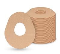 MEDMAX Adhesive Patches for Dexcom G7 (25-Pack), Sweat-Resistant Waterproof Breathable Skin-Friendly Latex Free Adhesive Patches, Durable Pre-Cut CGM G7 Sensor Patches, (Tan)