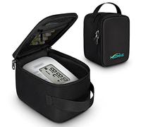 MEDMAX Carrying Case Compatible with OMRON Blood Pressure Monitor Silver BP5250 / Bronze BP5100 / Upper Arm 3 Series, Portable Storage Organizer Bag with Handle (Bag Only) (Black)