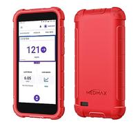 MEDMAX Silicone Case for Omnipod 5, Lightweight Shockproof Anti Slip Protective Cover Soft Gel Skin with Raised Bezel for Omnipod 5 Device, (Red)