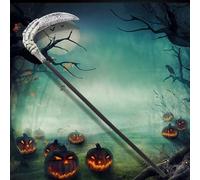 Mednkoku 1PC Halloween Costumes Devil Sickle Fork Tricky Toy Halloween Props Detachable Party Cosplay Accessory For Kids And Adults(Sickle), grim reaper costume