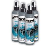 MEDO Pump Spray Car Air Freshener, Strong Long-lasting Fragrance, Odour Neutraliser Spray for Car Interior Home & Office - 4 Pack x 236ml New Car Scent