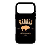 Medora North Dakota 1886 Bison Design Souvenir Case for iPhone 17 Pro Max