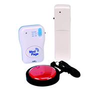 Medpage Call For Help Alarm Kit With Large Surface Easy To Press Emergency Help Call Button And Medpage MPPL Pager MPPL-JSK