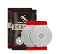 Medresq 6.6”Circle Double -Layer Chest Seal,Emergency Trauma Dressing for Open Chest Injuries and Sucking Chest Wounds.First Aid Kit IFAK Supplies (2)