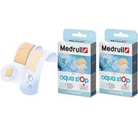 Medrull Transparent Plaster Waterproof Aqua Stop | Set of 2 Boxes (2 x 20 Plasters) | Universal use | Suitable for Sensitive Skin, Hypoallergenic | Good Skin Adhesion, Not adhere to The Wound