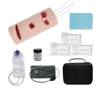 MEDTACEDU Wound Packing Trainer, Stop The Bleed Training Kit, Wound Simulator Trainer, Bleeding Control Trainer, Multitask 3-in-1 First Aid Training Kit