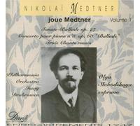 Medtner Plays Medtner, Vol.1