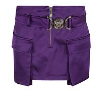 Medusa '95 Cargo Mini Skirt - female - Versace - Short Skirts - Purple - S - Skirts S
