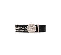 Medusa Biggie Embellished Belt 1.6" - male - Versace - Belts - Black - 105 CM - Accessories 105 CM