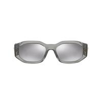 Versace Sunglasses VE4361 311/6G Transparent Grey Light Grey Silver Mirror