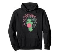 Medusa Bubblegum Mythological Snake Hair Goddess Pullover Hoodie