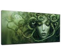Medusa Diamond Painting Kits, 5D Fear Diamond Art Kits for Adults, Full Drill Diamond Art Crystal Art Rhinestone Embroidery Painting, Gem Art Painting with Diamonds for Home Wall Decor -16x36in P-2