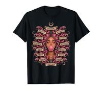 Medusa Feminine Power Snake Wisdom Equality Goth Women T-Shirt