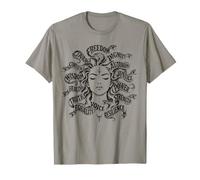 Medusa Feminine Power Snake Wisdom Equality Goth Women T-Shirt