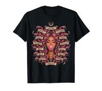 Medusa Feminine Power Snake Wisdom Equality Goth Women Value Graphic T-Shirt