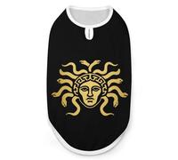 Medusa Gorgon Golden Head Funny Dog Vest Cute Sleeveless Pet Shirt Pullover Cats T-Shirts Tank Tops S