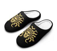 Medusa Gorgon Golden Head Funny Women's Cotton Slippers Shoes Novelty Soft Non-Slip Sole Home Shoe