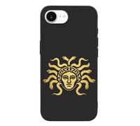 Medusa Gorgon Golden Head Printed Phone Cover Case Compatible with iPhone 16/16 Plus/16 Pro/16 Pro Max/16 E Funny Lightweight TPU Phones Protector