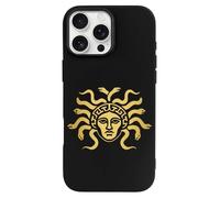 Medusa Gorgon Golden Head Printed Phone Cover Case Compatible with iPhone 16/16 Plus/16 Pro/16 Pro Max/16 E Funny Lightweight TPU Phones Protector