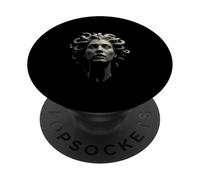 Medusa Gorgon Head Mythological Snake Hair Art PopSockets Adhesive PopGrip