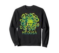 Medusa Gorgon Monster Greek Myth Fierce Stare Sweatshirt