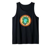Medusa Gorgon Mosaic Greek Mythology Ancient Tank Top
