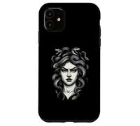 Medusa Gorgon Scary Goddess Monster Tattoo Style Halloween Case for iPhone 11