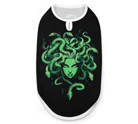 Medusa Gr od Breathable Dog Shirts Clothes Printed Sleeveless Vest Soft Summer Tank Top for Small Medium Large Pet