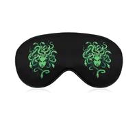 Medusa Gr od Comfortable Sleep Mask with Adjustable Strap Soft Eyeshade for Night Sleeping Flight Nap Travel