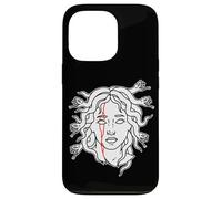 Medusa Greek Goddess Minimal Blackwork Tattoo Flash Case for iPhone 13 Pro
