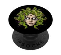Medusa Gr oddess Snakes Ancient Greece Mythology PopSockets Adhesive PopGrip