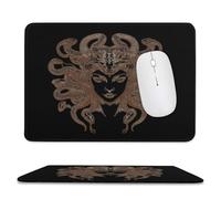 Medusa Greek Large Gaming Mouse Mat Soft Non-Slip Laptop Mousepad Portable Square Desk Pad for Office Home Work