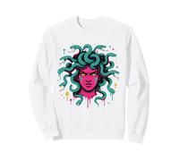Medusa Greek Mythology Snake Hair Turn to Stone Graffiti Art Sweatshirt