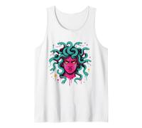Medusa Greek Mythology Snake Hair Turn to Stone Graffiti Art Tank Top