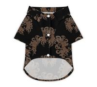 Medusa Greek Summer Hawaiian Dog Shirt Breathable Pet T-Shirts for Small Medium Large Dogs Cats